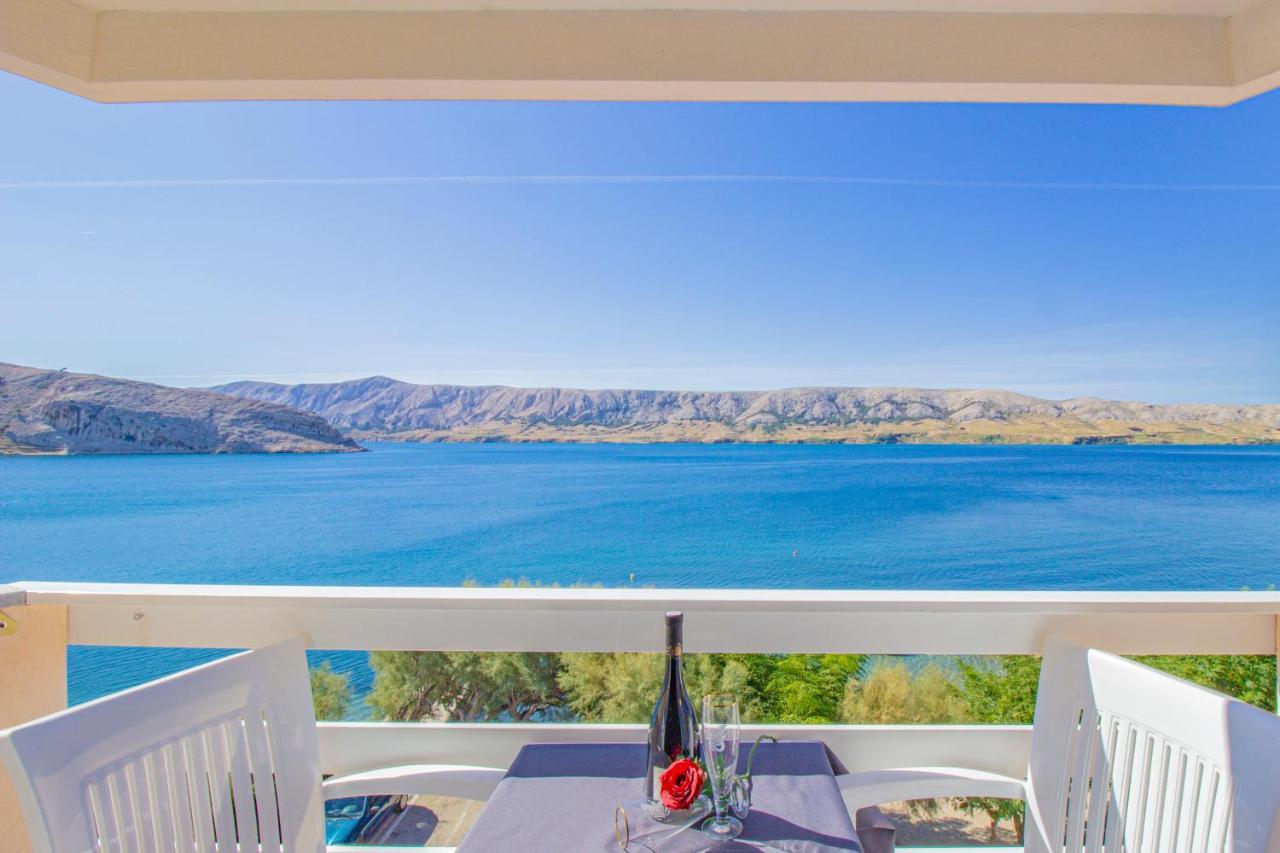 Galapagus Privat Beach & Boat Dock Appartement Metajna Buitenkant foto