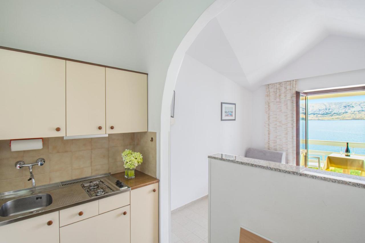 Galapagus Privat Beach & Boat Dock Appartement Metajna Buitenkant foto