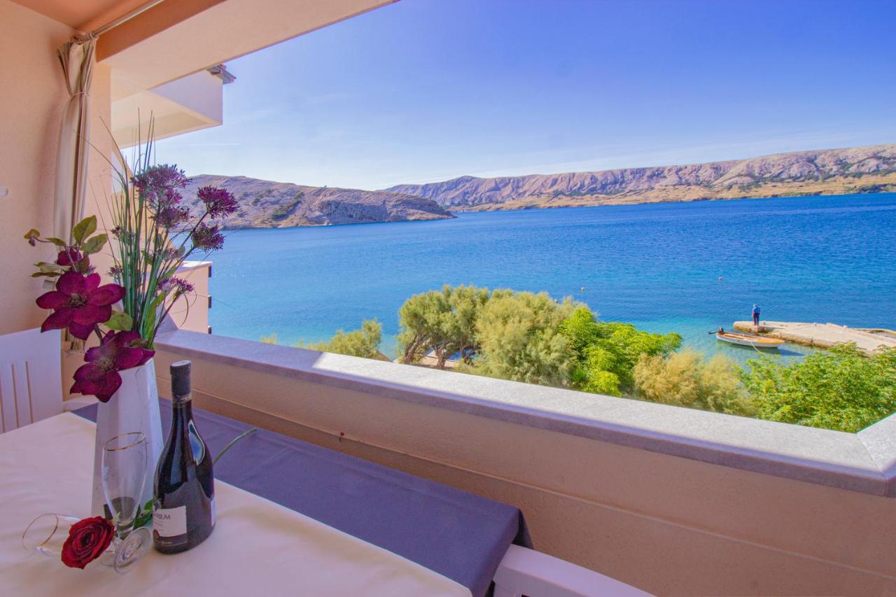 Galapagus Privat Beach & Boat Dock Appartement Metajna Buitenkant foto