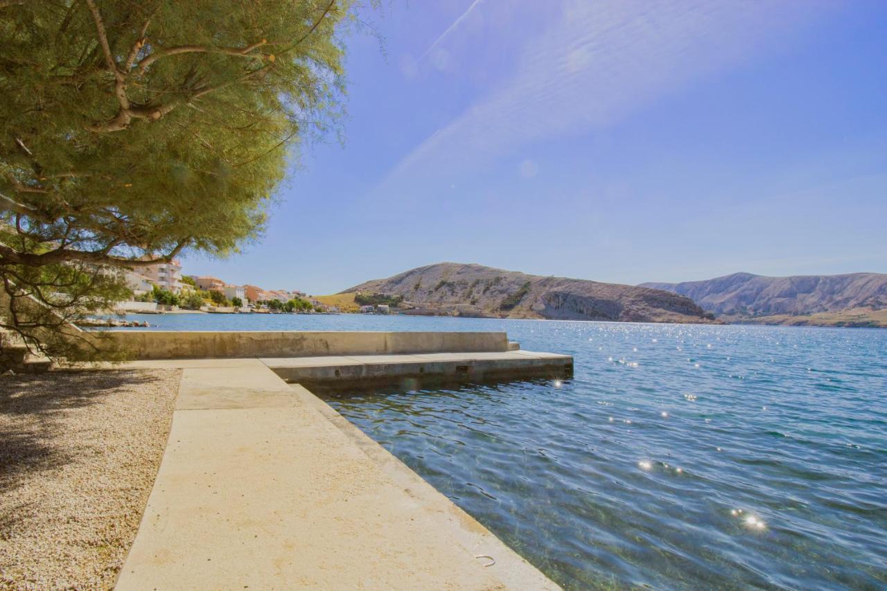 Galapagus Privat Beach & Boat Dock Appartement Metajna Buitenkant foto